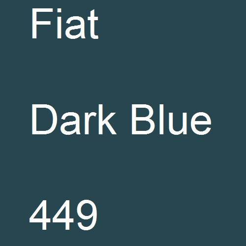 Fiat, Dark Blue, 449.